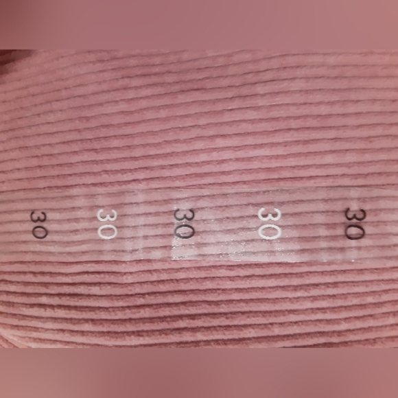 Pacsun NWT Women's Corduroy Rose Pink Mom Jeans 100%Cotton Size 30 - Picture 6 of 7